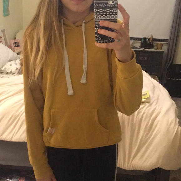 Reflex Tops - reflex • mustard yellow hoodie